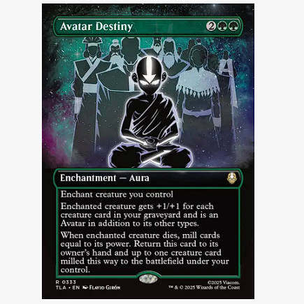 牌客窝 万智牌 神通命运 Avatar Destiny 金 绿 闪