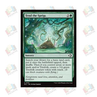 牌客窝 万智牌 照护幼枝 Tend the Sprigs 铁 绿 闪