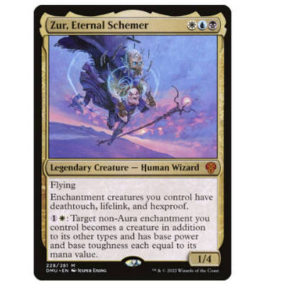 牌客窝 万智牌 永世阴谋家祖尔 Zur, Eternal Schemer 秘稀 多色
