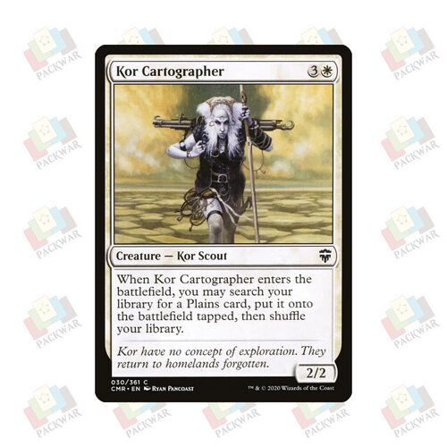牌客窝 万智牌 寇族制图师 Kor Cartographer 铁 白 闪