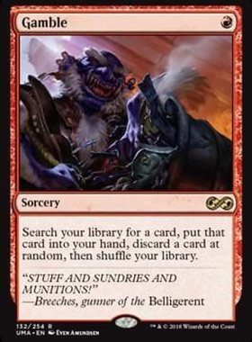 牌客窝 万智牌  赌博  Gamble  金 红色