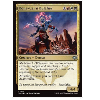 牌客窝 万智牌 骨冢屠夫 Bone-Cairn Butcher 银 多色