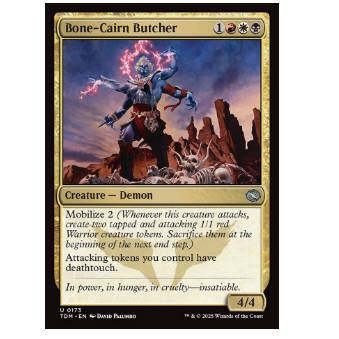 牌客窝 万智牌 骨冢屠夫 Bone-Cairn Butcher 银 多色