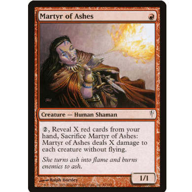 牌客窝 万智牌 灰灭殉道者 Martyr of Ashes 铁 红