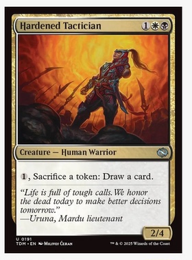 牌客窝 万智牌 坚毅策士 Hardened Tactician 银 多色