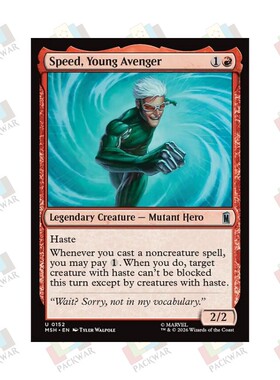 牌客窝 万智牌 年轻复仇者疾速 Speed, Young Avenger 银 红 闪