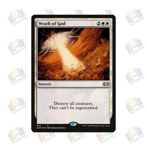 牌客窝 万智牌 神之愤怒 Wrath of God 金 白 闪