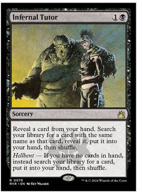 牌客窝 万智牌 炼狱导师 Infernal Tutor 金 黑 闪