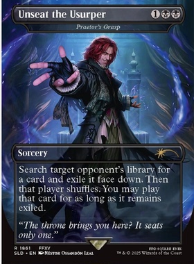 牌客窝 万智牌 魔判官之攫 Praetor's Grasp 金 黑