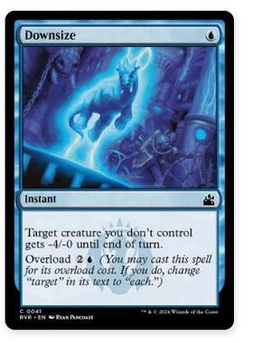 牌客窝 万智牌 压缩尺寸 Downsize  铁 蓝