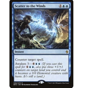 牌客窩 the 藍 閃 金 Scatter 散入風中 萬智牌 Winds