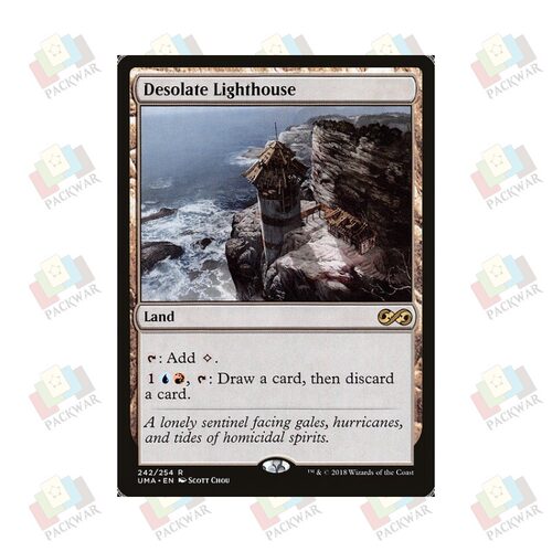 牌客窝 万智牌   荒芜灯塔  Desolate Lighthouse 金 地 闪