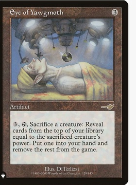 牌客窝 万智牌  约格莫夫之眼 Eye of Yawgmoth 金 神器