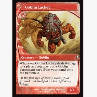 万智牌 银 鬼怪跟班 Lackey 红色 Goblin 牌客窝