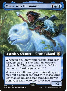 牌客窝 万智牌 老成幻术师珉恩 Minn, Wily Illusionist 金 蓝色