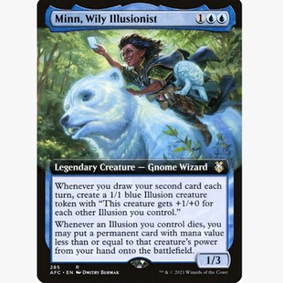 牌客窝 万智牌 老成幻术师珉恩 Minn, Wily Illusionist 金 蓝色
