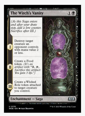 牌客窝 万智牌 巫婆妒美颜 The Witch's Vanity 银 黑