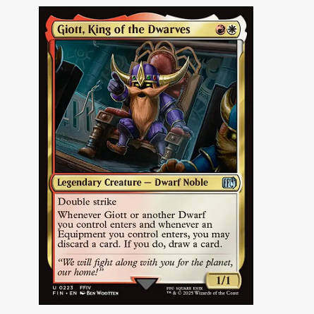 牌客窝 万智牌 矮人王乔特 Giott, King of the Dwarves 银 多色