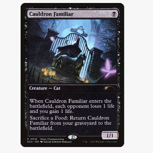 牌客窝 万智牌 鼎镬佣兽 Cauldron Familiar 金 黑