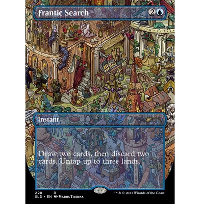 牌客窝 万智牌 狂搜乱寻 Frantic Search 金 蓝