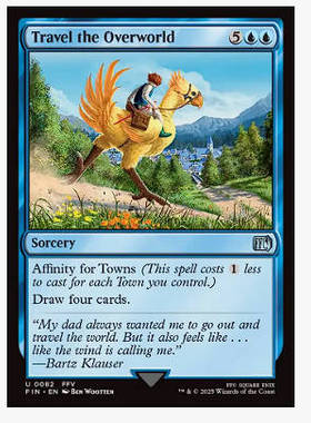 牌客窝 万智牌 环游世界 Travel the Overworld 银 蓝