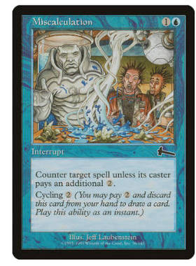 牌客窝 万智牌 计算错误 Miscalculation 铁 蓝