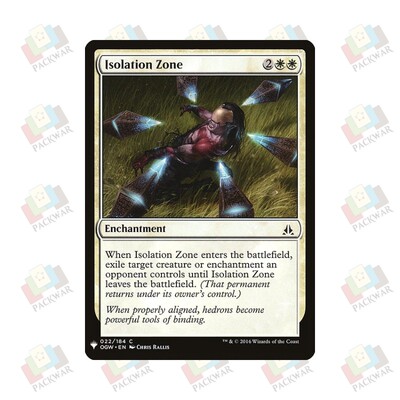 牌客窝 万智牌 隔离区 Isolation Zone 铁 白 闪