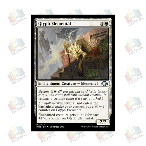 牌客窝 万智牌 图符元素 Glyph Elemental 银 白 闪