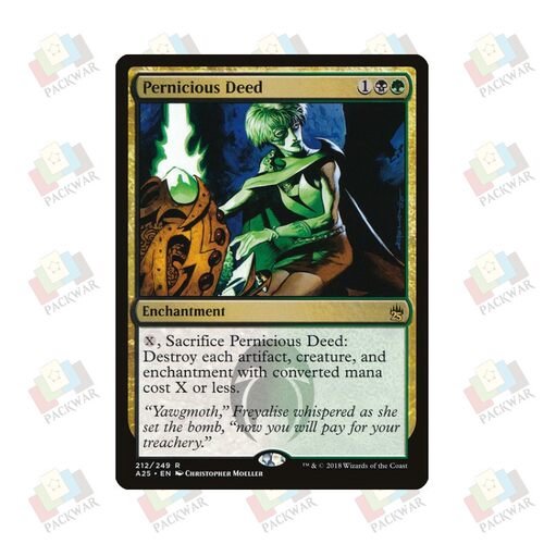 牌客窝 万智牌 毒契 Pernicious Deed 金 多