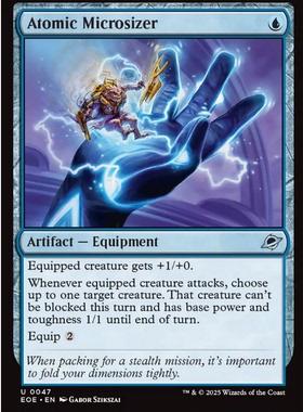 牌客窝 万智牌 原子微缩械 Atomic Microsizer 银 蓝色