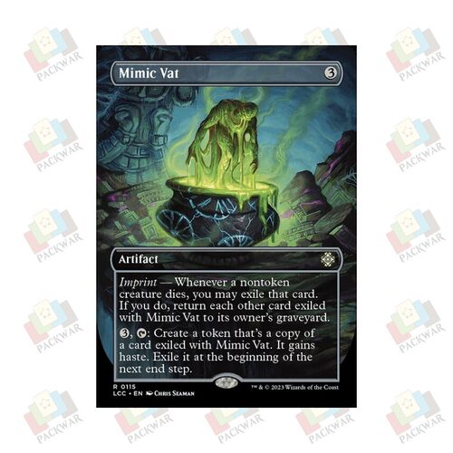 牌客窝 万智牌 拟态缸 Mimic Vat 金 神器 闪