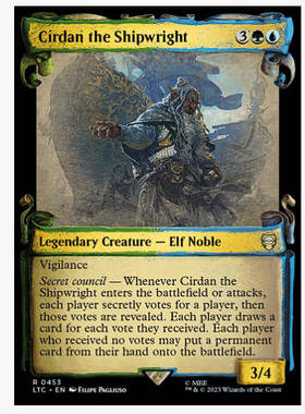 牌客窝 万智牌 造船者奇尔丹 Círdan the Shipwright 金 多色