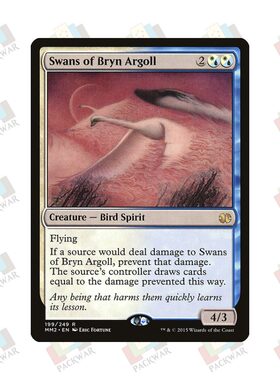 牌客窝 万智牌 布莱雅各天鹅 Swans of Bryn Argoll 金 多色 闪