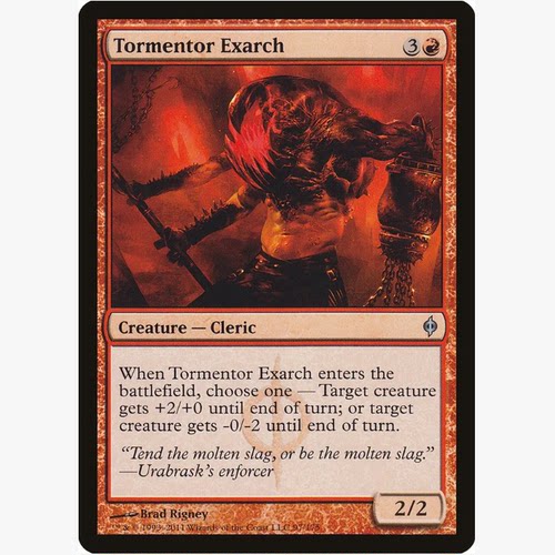 牌客窝 万智牌  折磨督教  Tormentor Exarch 银 红色