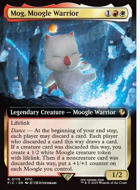 牌客窝 万智牌 莫古力战士莫古 Mog, Moogle Warrior 金 多色