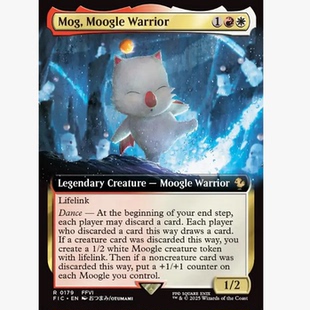 牌客窝 万智牌 莫古力战士莫古 Mog, Moogle Warrior 金 多色