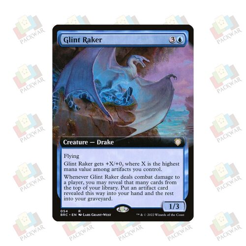 牌客窝 万智牌  晶闪纵掠兽 Glint Raker 金 蓝