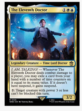 牌客窝 万智牌 第十一任博士 The Eleventh Doctor 金 多色 闪