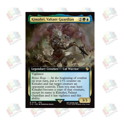 万智牌 英勇护卫基马利 Kimahri, Valiant Guardian 金 多色 闪