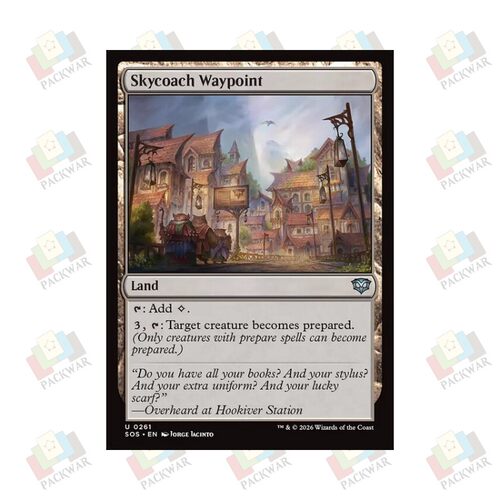 牌客窝 万智牌 翔运站点 Skycoach Waypoint 银 地 闪