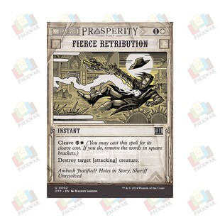牌客窝 万智牌 凶暴报偿 Fierce Retribution 银 白 闪