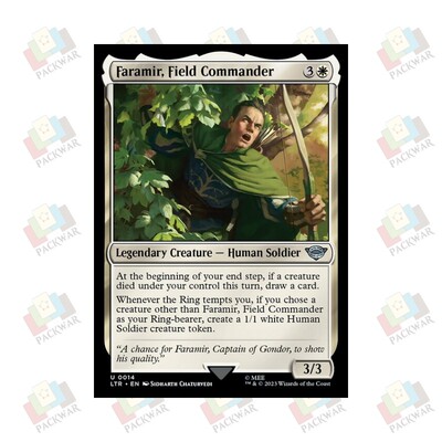 牌客窝 万智牌 战场指挥法拉米尔 Faramir, Field Commander 银白