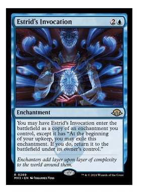 牌客窝 万智牌 艾丝翠的祝愿  Estrid's Invocation  金 蓝 闪