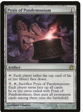 牌客窝 万智牌  魔异盒  Pyxis of Pandemonium  金 神器