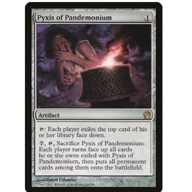 牌客窝 万智牌  魔异盒  Pyxis of Pandemonium  金 神器