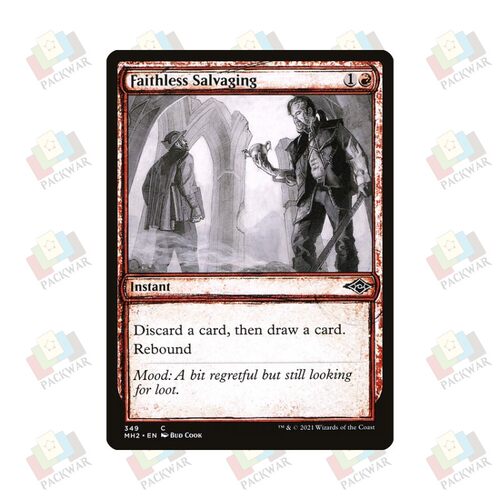 牌客窝 万智牌 丧信回收 Faithless Salvaging 铁 红 闪