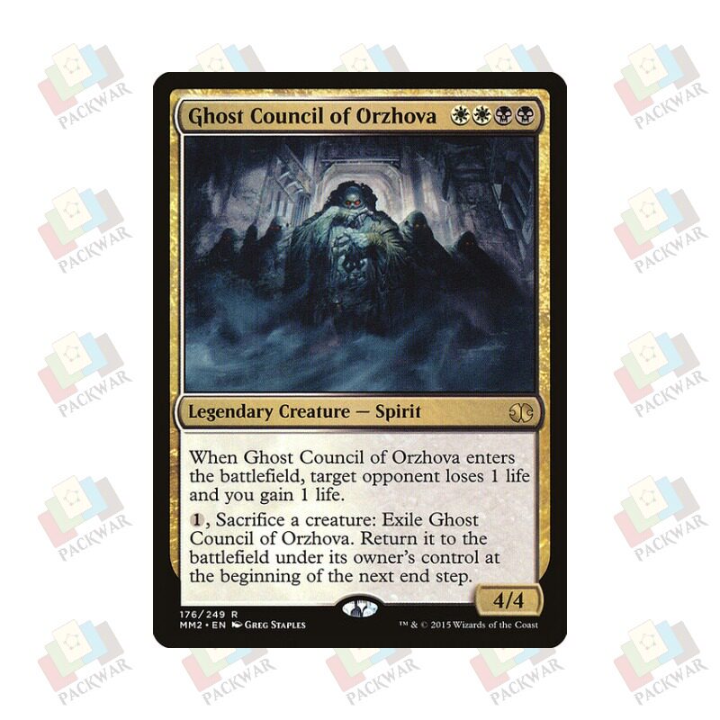 牌客窝 万智牌 欧佐瓦鬼影议会 Ghost Council of Orzhova 金 多