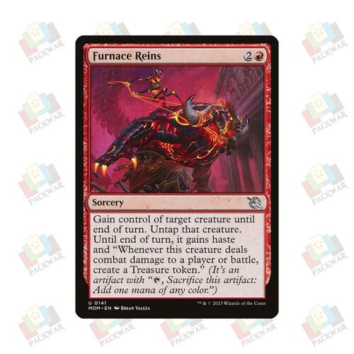 牌客窝 万智牌 熔炉缰绳 Furnace Reins 银 红 闪