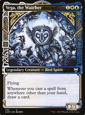 牌客窝 万智牌 灵枭看守维嘉  Vega, the Watcher 银 多色 闪