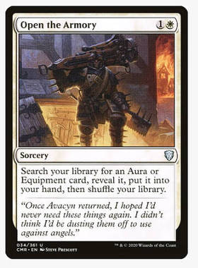 牌客窝 万智牌 打开兵械库 Open the Armory 银 白